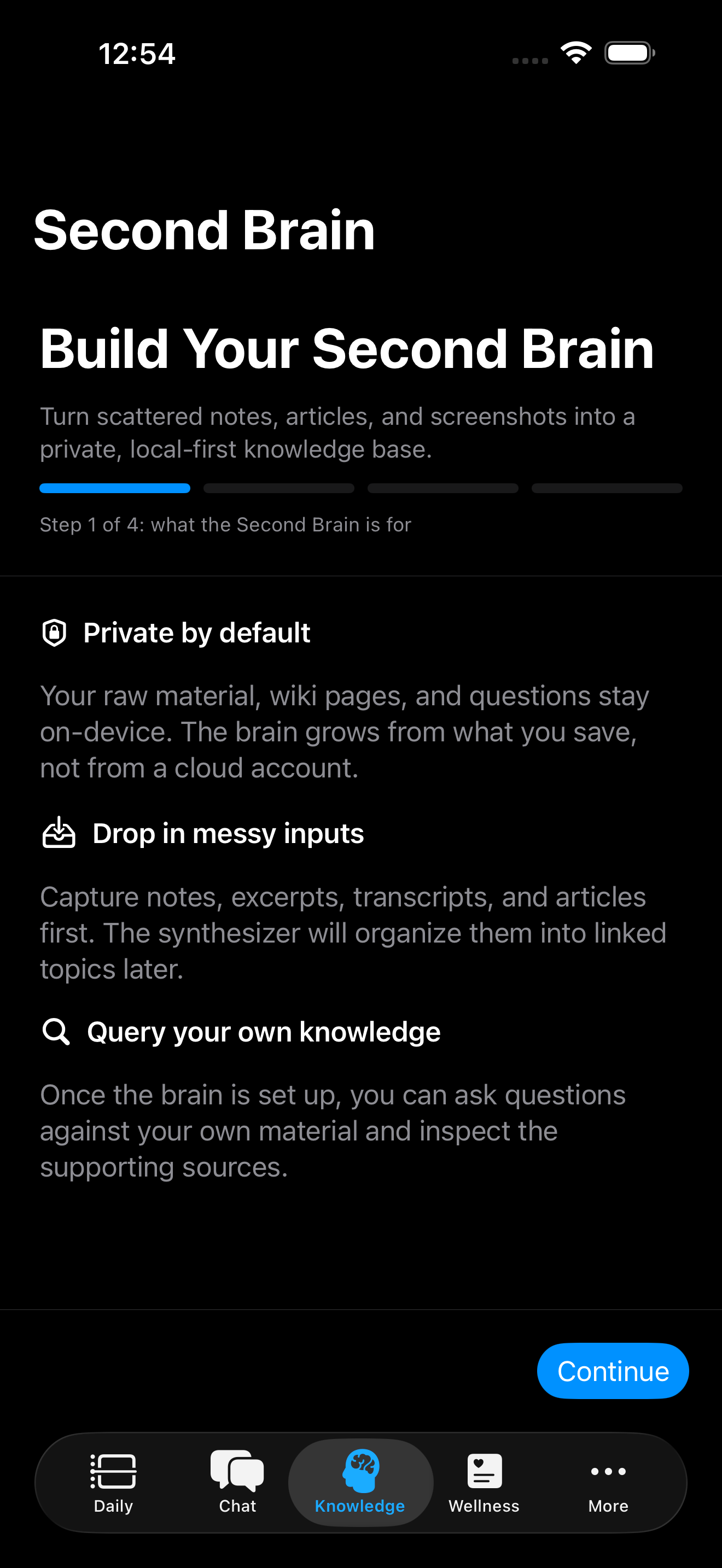 PocketMind screenshot