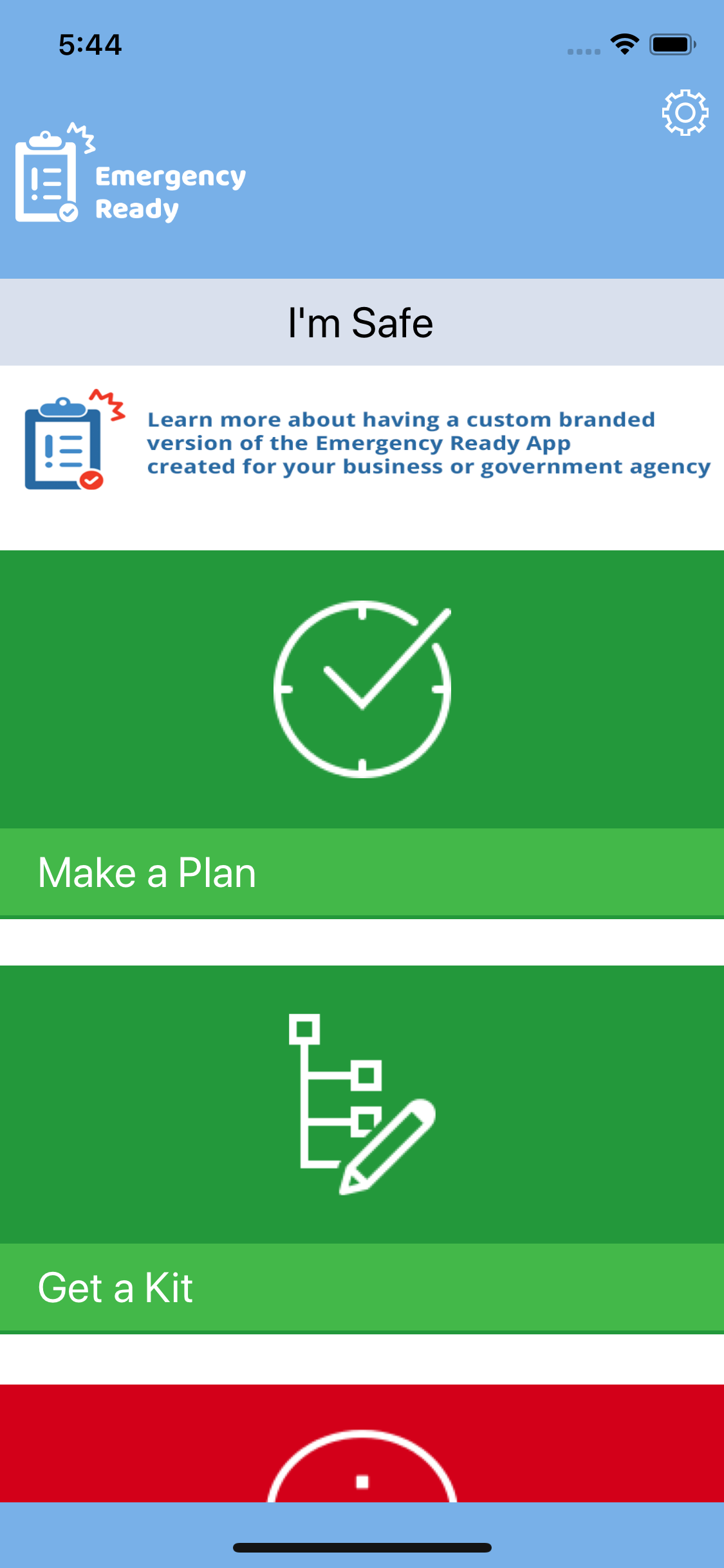 Emergency Ready App screenshot